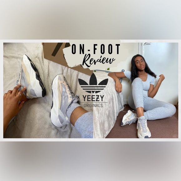 EUC Women’s Size 5.5 (Euro Sz 36.5) Yeezy Boost 700 V2 Sneakers In Grey/Cream - Picture 1 of 14